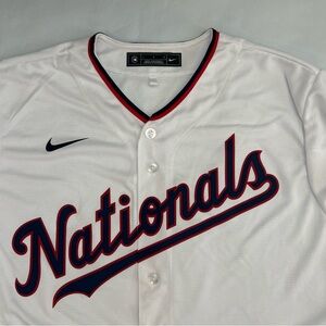 Nike MLB Washington Nationals Home White Jersey Size Adult Large New No Tags